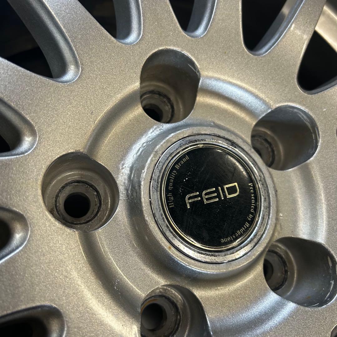 中古アルミ16X6.5　5/114　46　ブリヂストンフェイド　4本セット