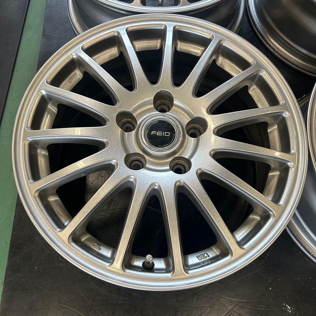 中古アルミ16X6.5　5/114　46　ブリヂストンフェイド　4本セット