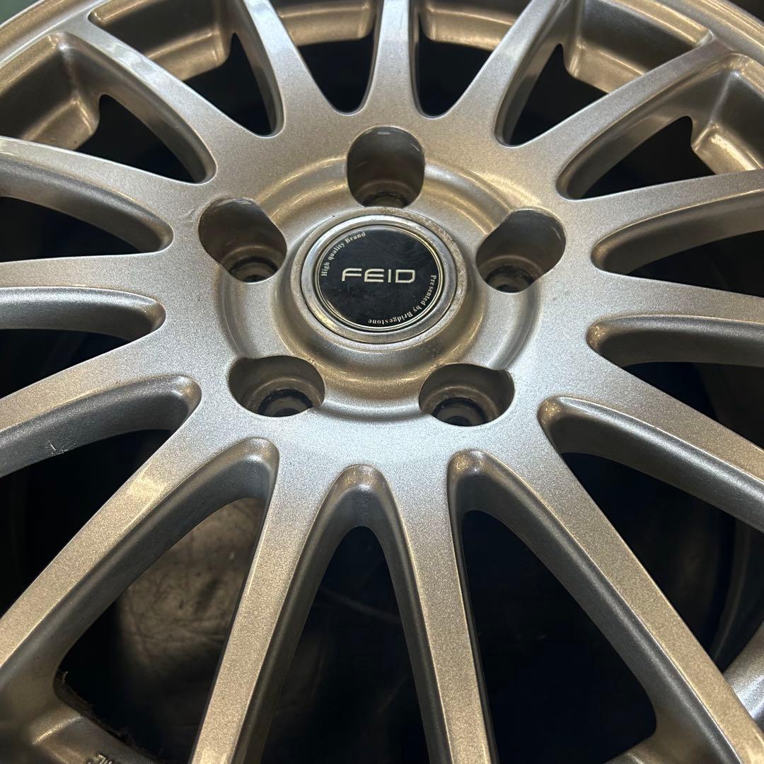 中古アルミ16X6.5　5/114　46　ブリヂストンフェイド　4本セット