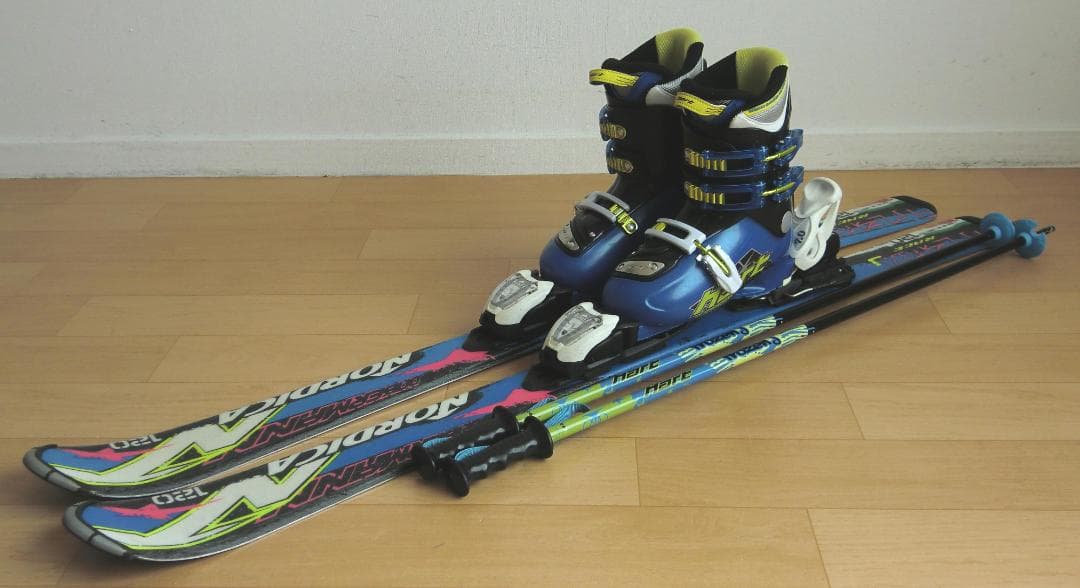 ■■11月限定■送料無料■ノルディカ■子供用スキーセット■120/22■WAX■