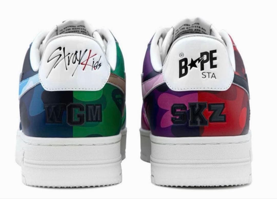 新品 A BATHING APE Stray Kids スニーカー 23cm