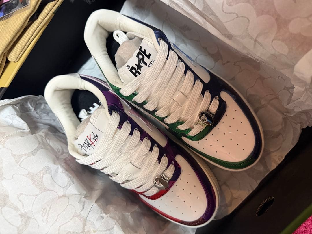 新品 A BATHING APE Stray Kids スニーカー 23cm