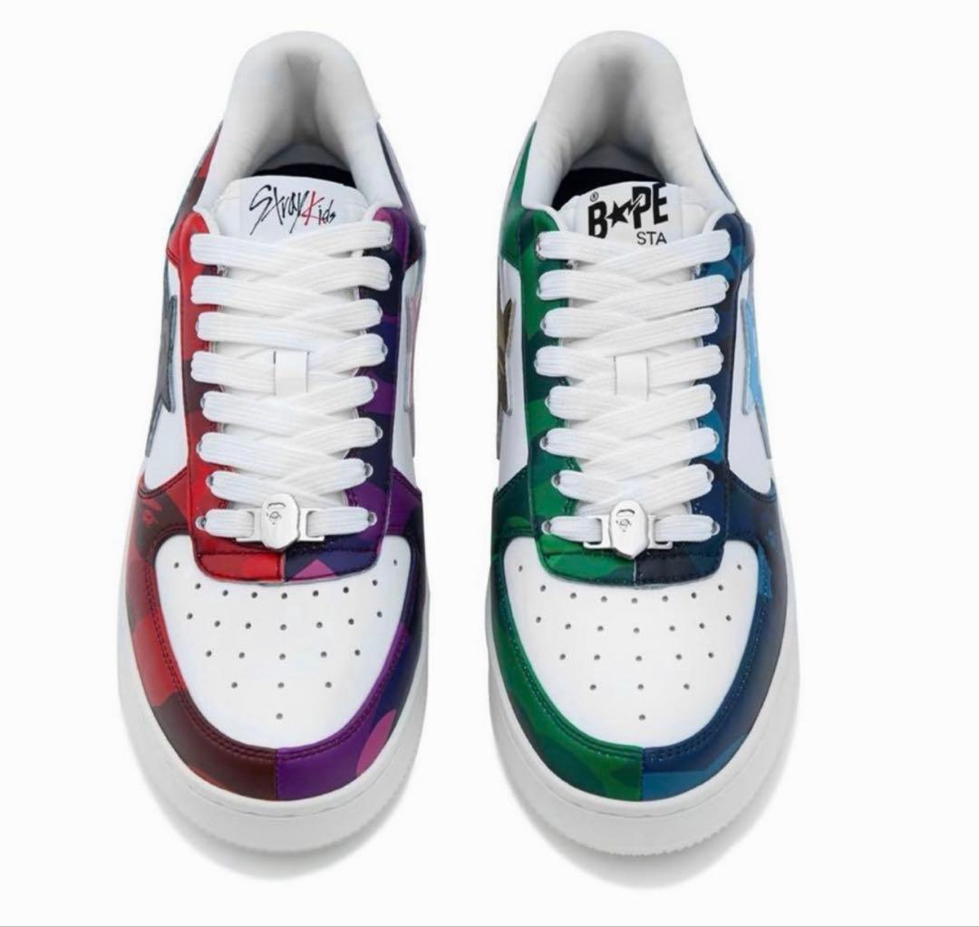 新品 A BATHING APE Stray Kids スニーカー 23cm
