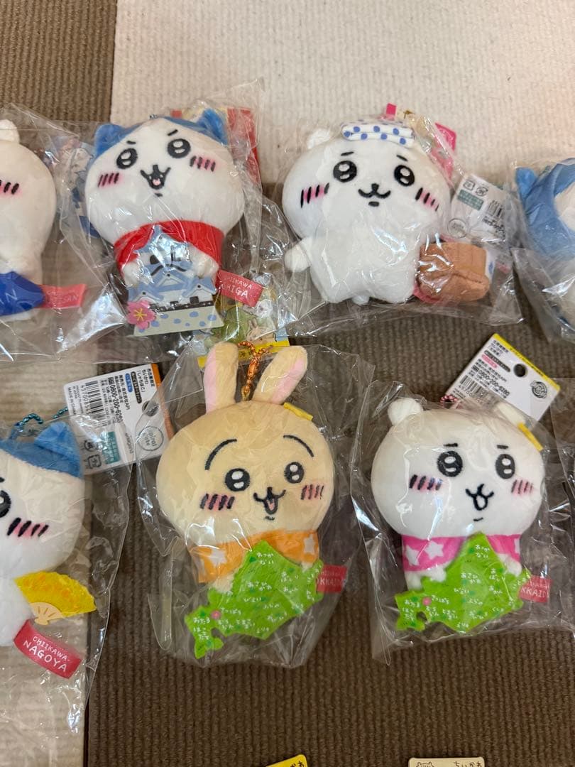 ご当地ちいかわ、ぬいぐるみキーホルダー 10個セット