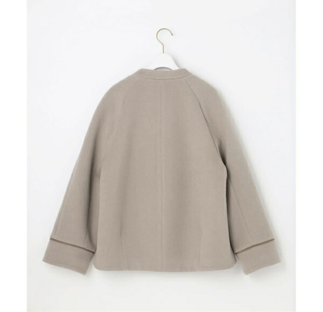 any SiS ノーカラーショート コート