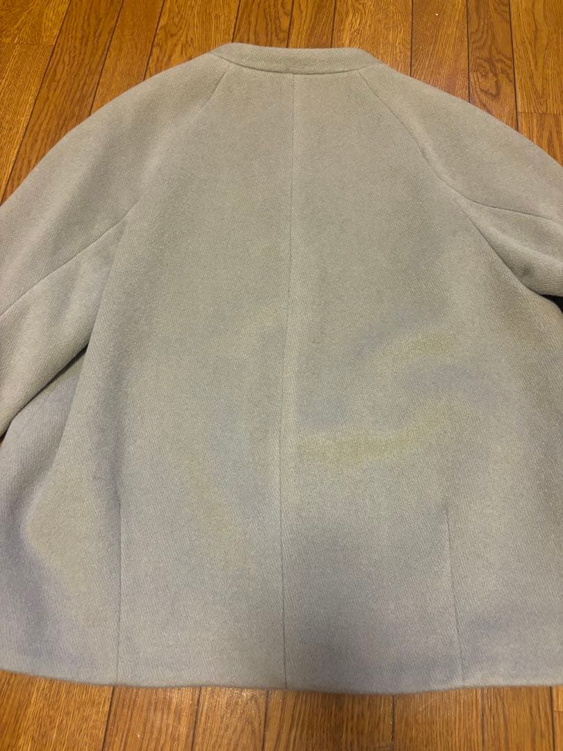 any SiS ノーカラーショート コート