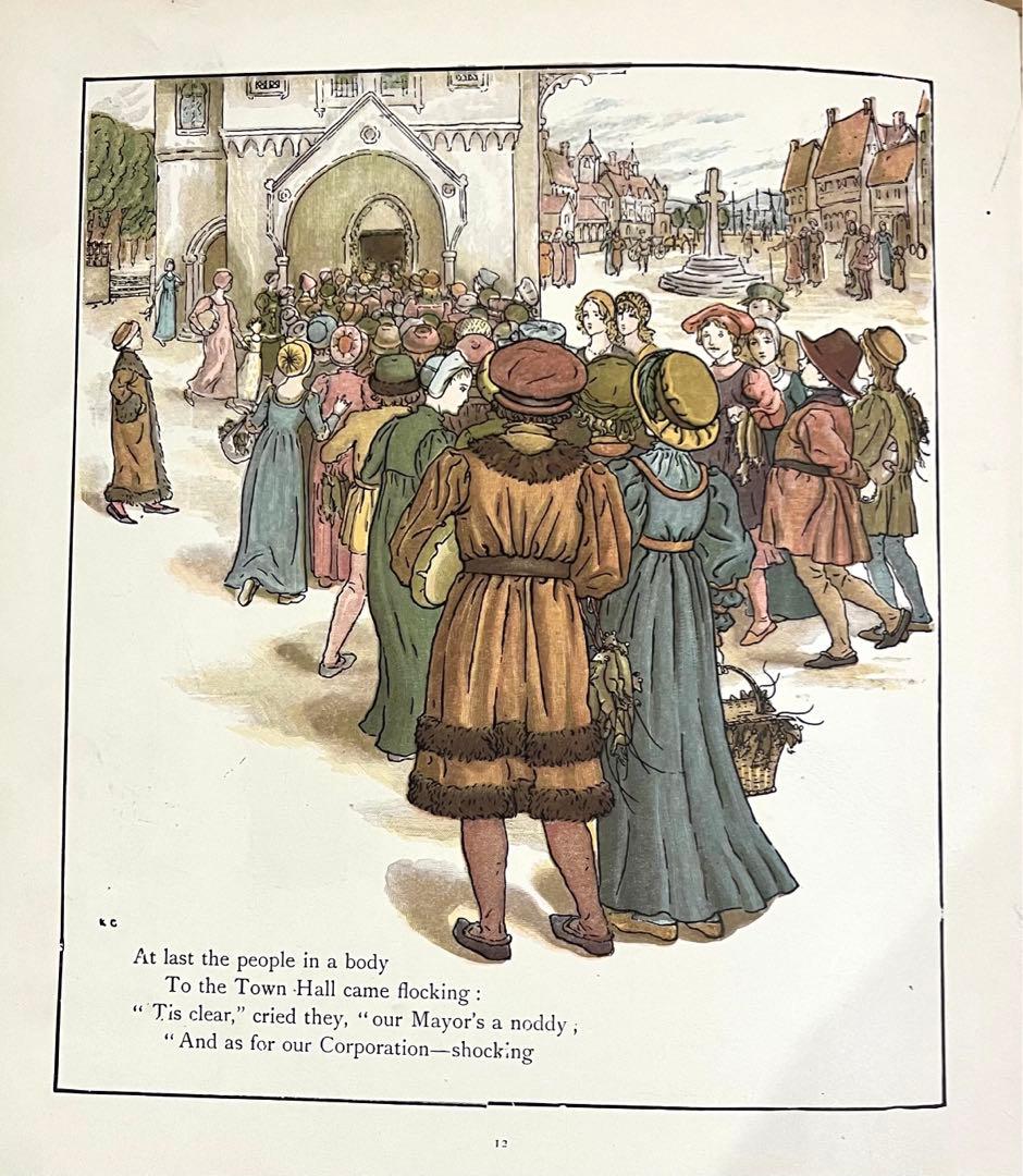 NO.154 古書 アンティーク洋書 絵本　ケイト グリーナウェイ