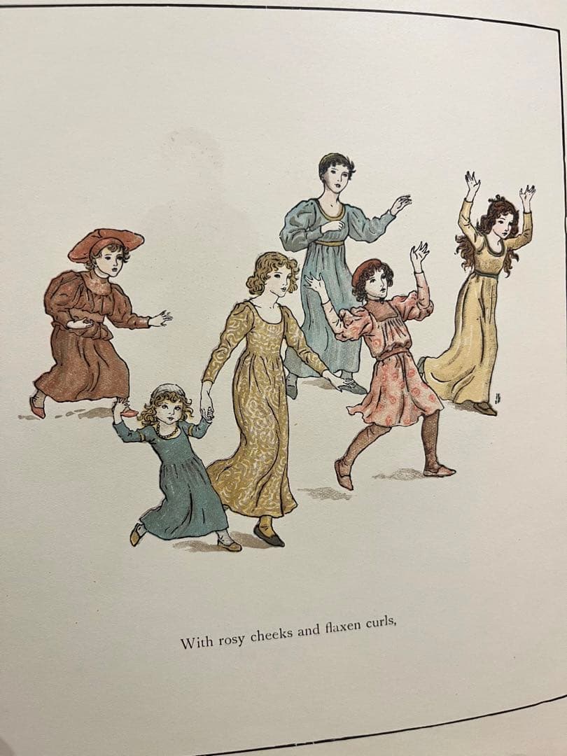 NO.154 古書 アンティーク洋書 絵本　ケイト グリーナウェイ