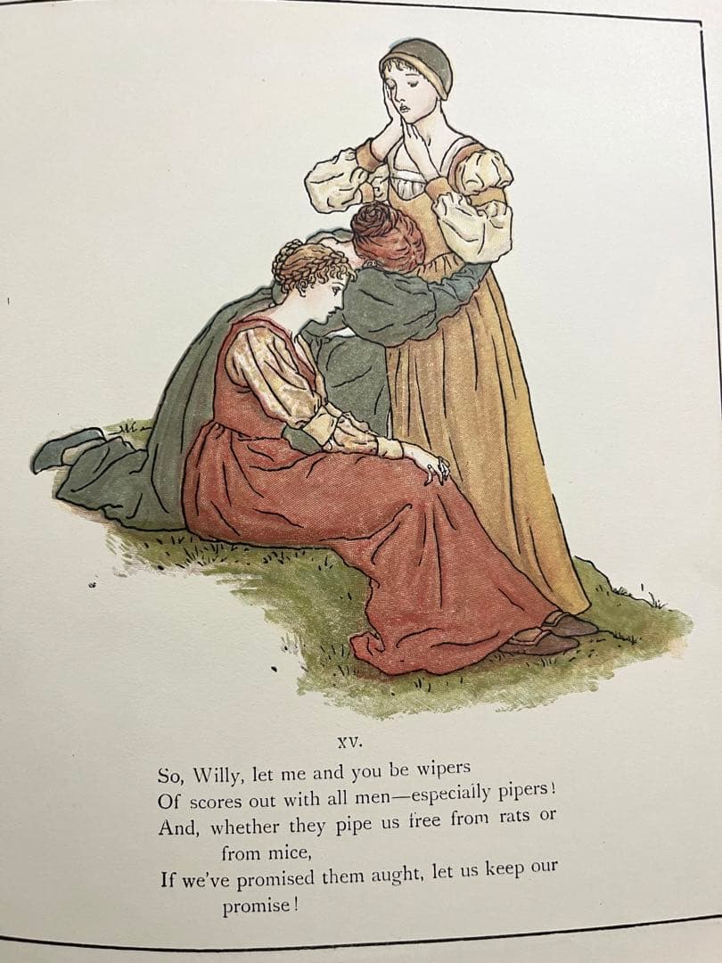 NO.154 古書 アンティーク洋書 絵本　ケイト グリーナウェイ