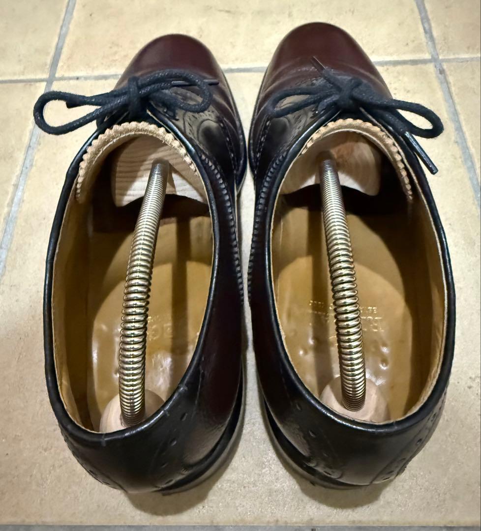 美品！希少！リーガル サドルシューズ ブラック×ブラウン シボ革25cm