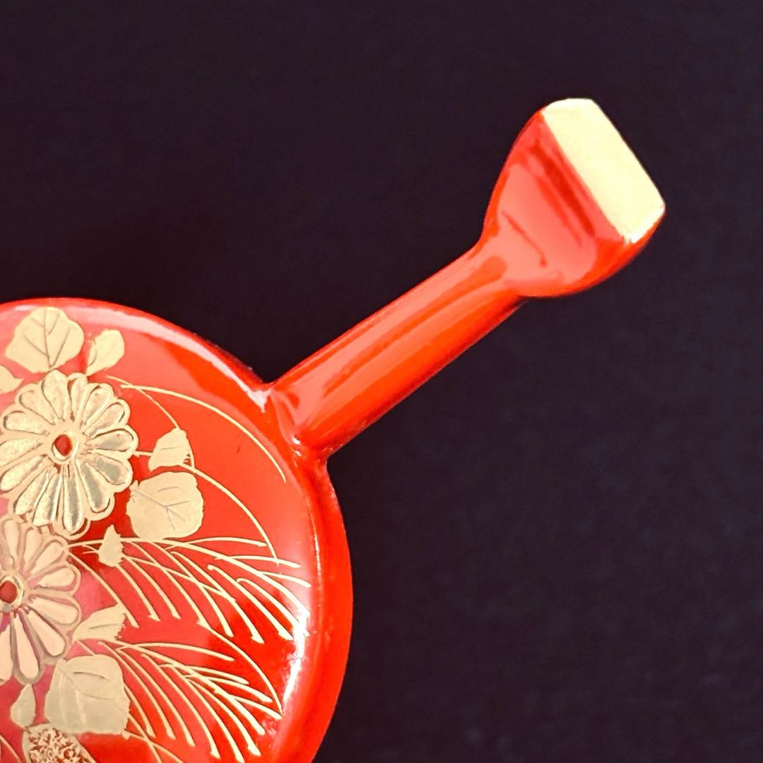 かづら清老舗　櫛　簪　笹　純金本漆蒔絵　銘あり　箱付き　京都