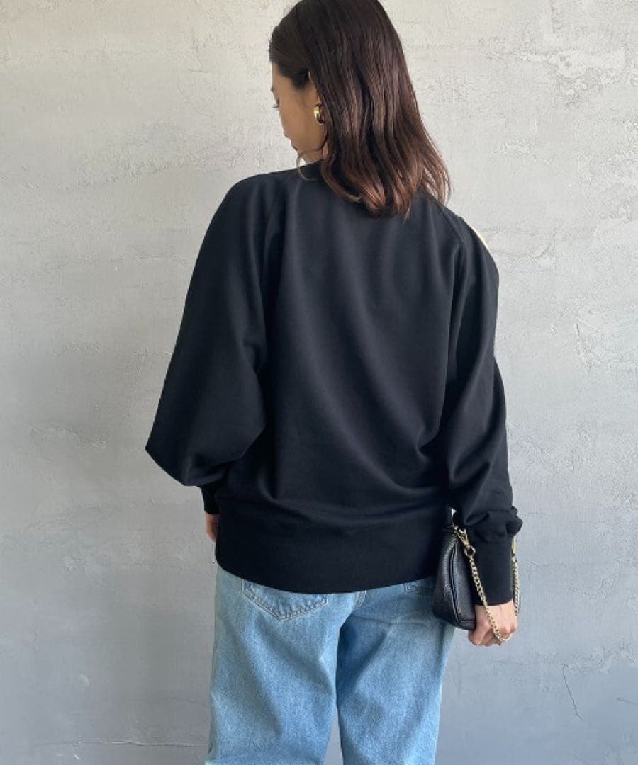 アメリカーナ×ジーンズファクトリー 別注 サイドジップ カットアウトスウェット