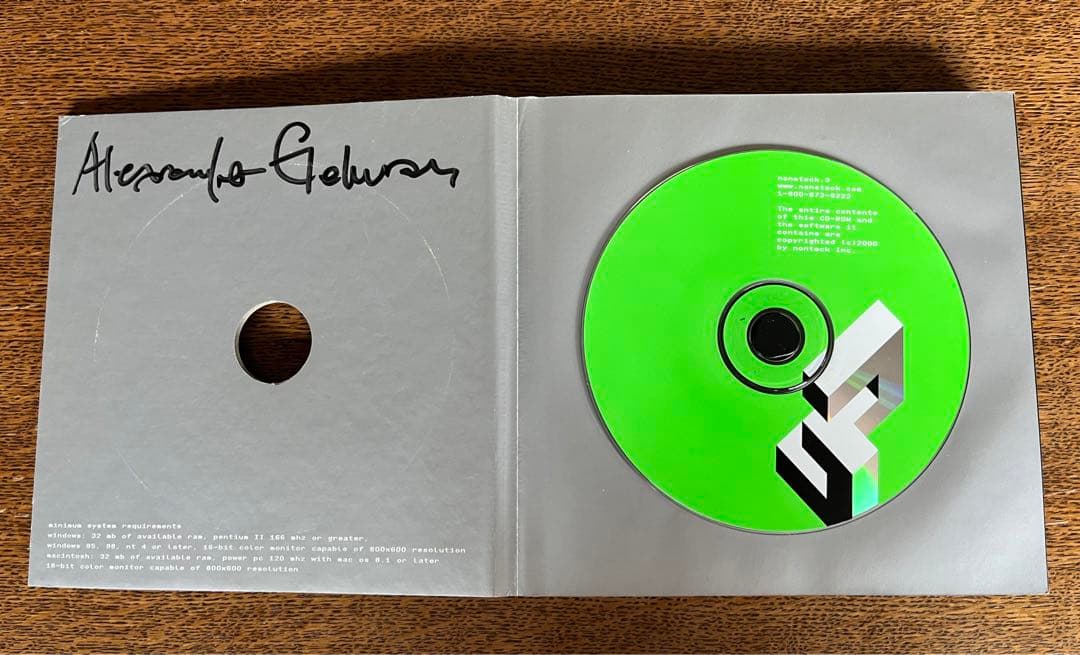 ALEXANDERGELMANサイン入りCD-ROMアレクサンダーゲルマン