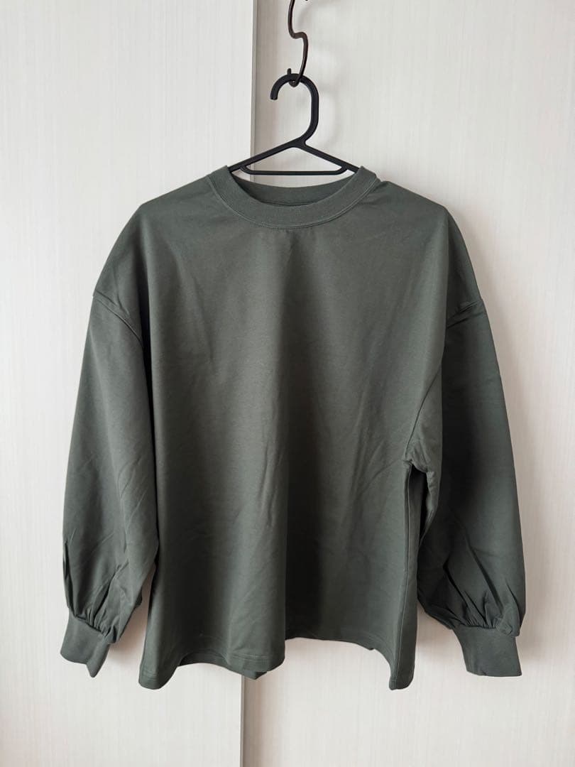 HYKE ハイク ロングスリーブ ボリューム袖丈 カットソー 長袖 レディース