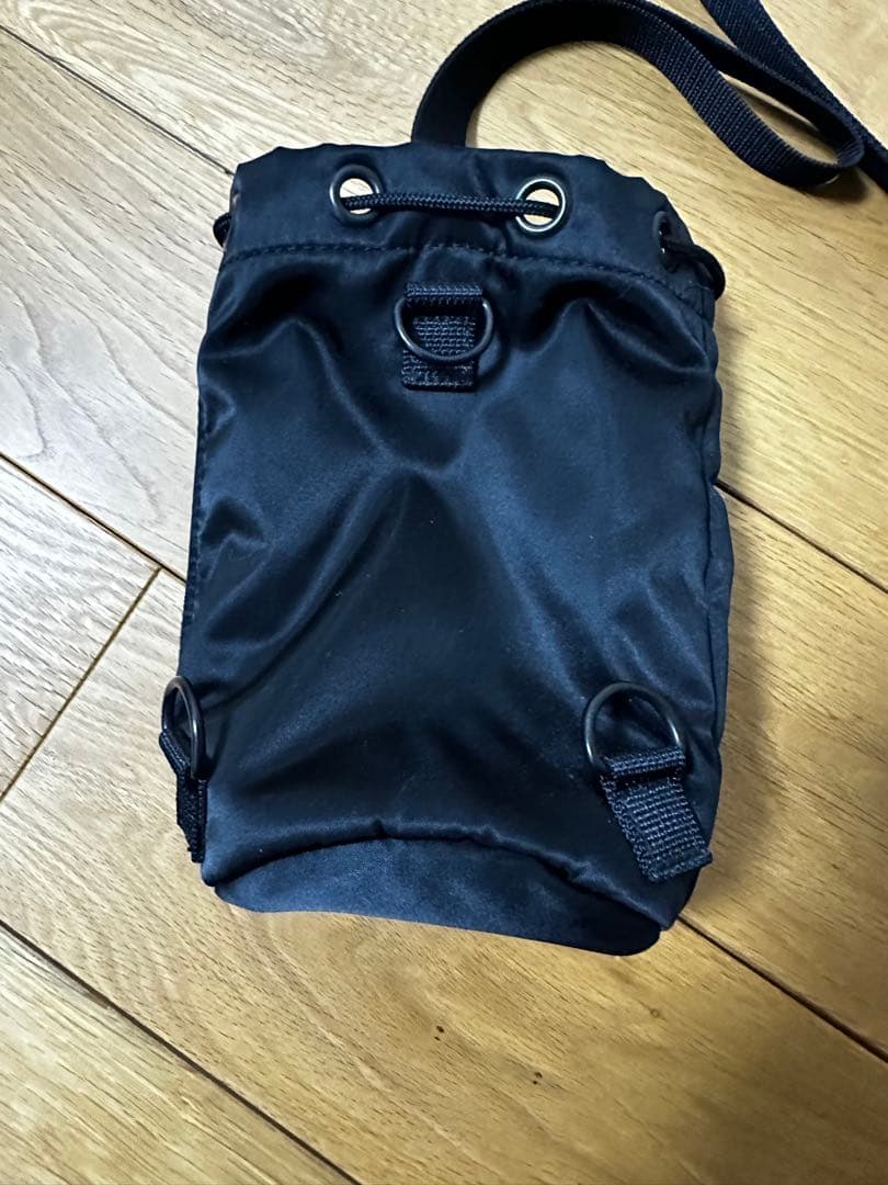 PORTER ブラックナイロンバッグ　巾着