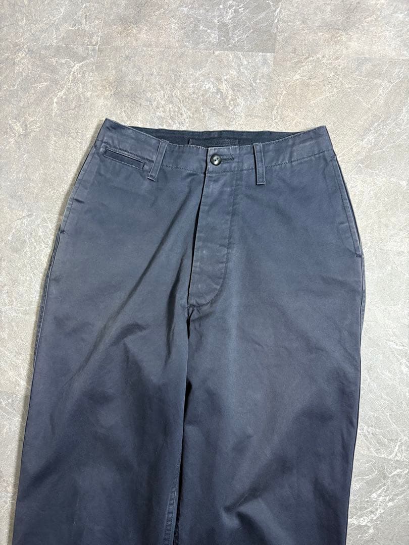 パンツ Nigel Cabourn wide cotton chino pants