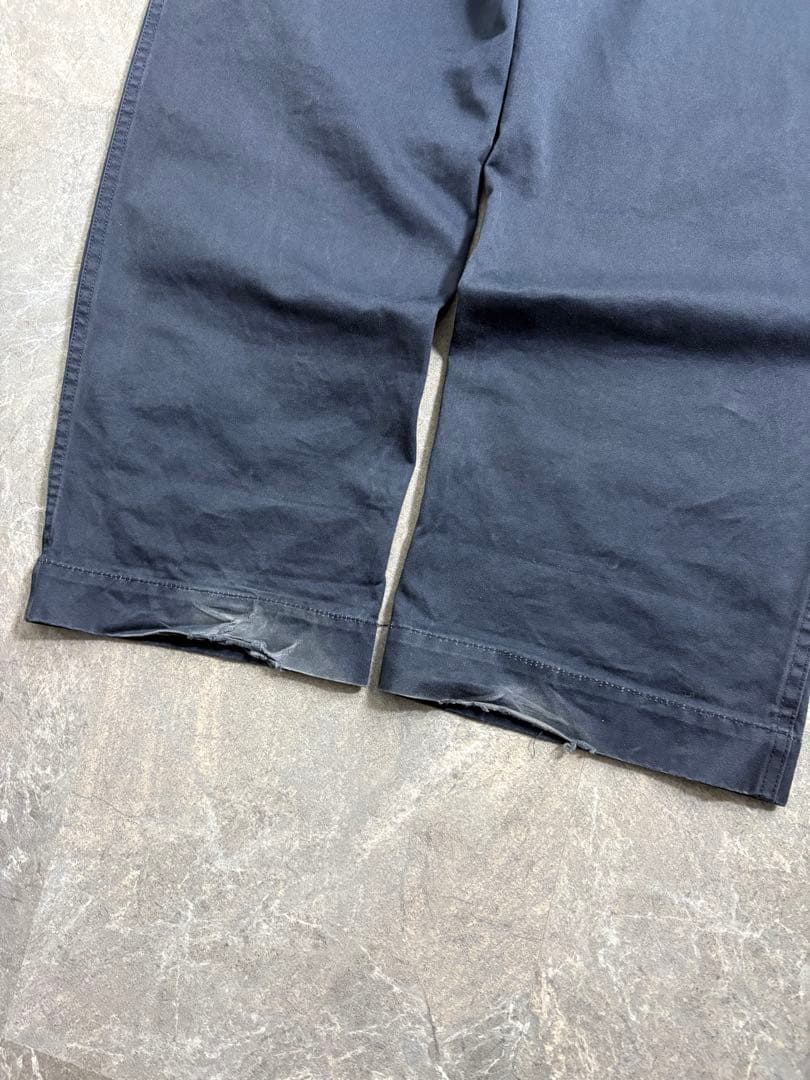 パンツ Nigel Cabourn wide cotton chino pants