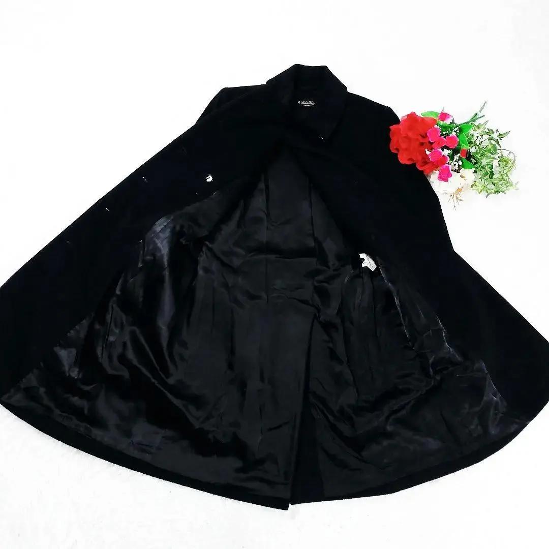 【極美品】【カシミヤ】ブルックスブラザーズ ロングコート L 黒 ブラック