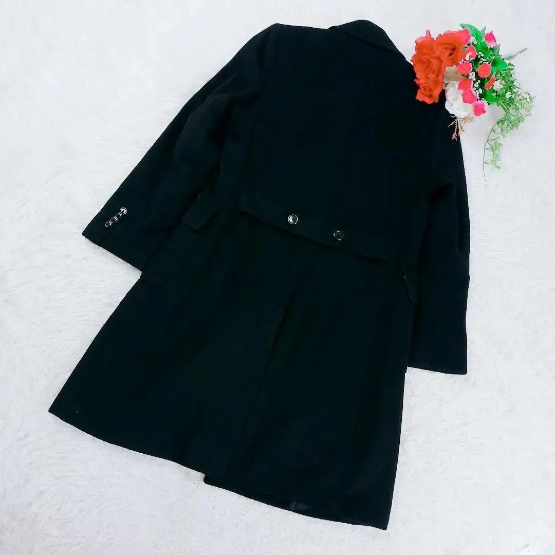 【極美品】【カシミヤ】ブルックスブラザーズ ロングコート L 黒 ブラック