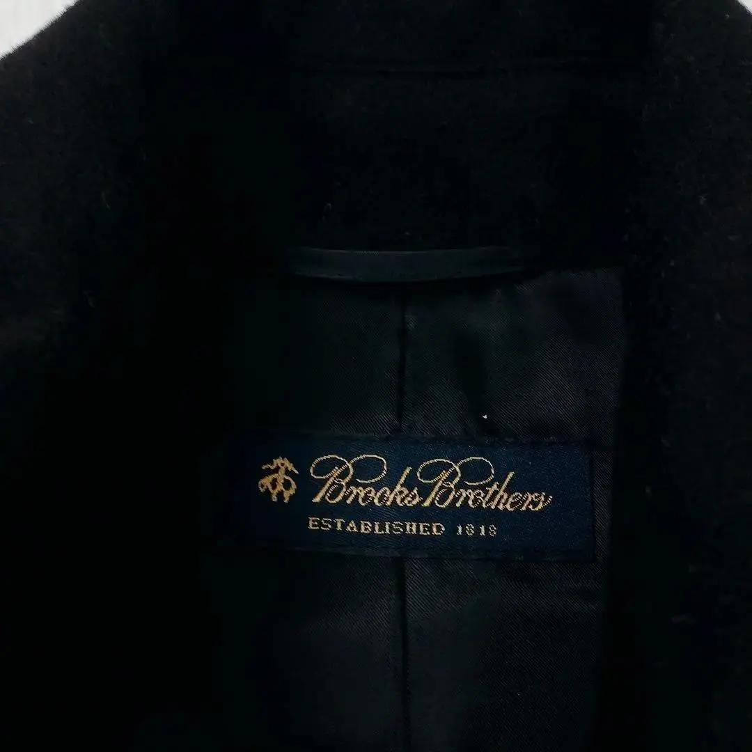 【極美品】【カシミヤ】ブルックスブラザーズ ロングコート L 黒 ブラック
