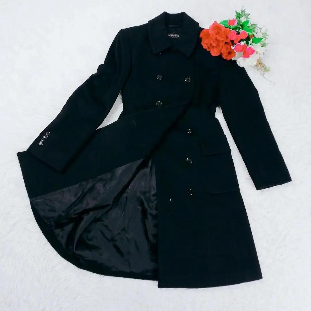 【極美品】【カシミヤ】ブルックスブラザーズ ロングコート L 黒 ブラック