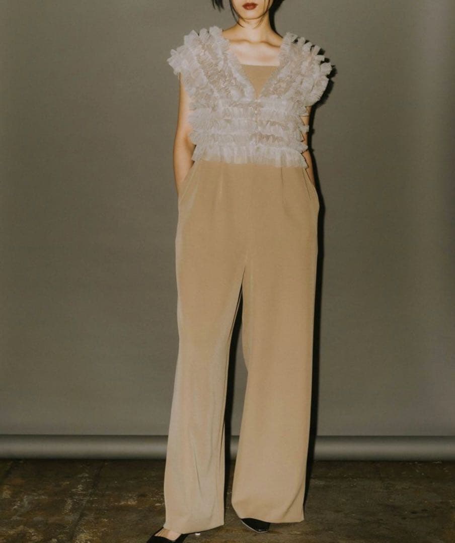 サロペット・オーバーオール・オールインワン riritulle vest all in one dress