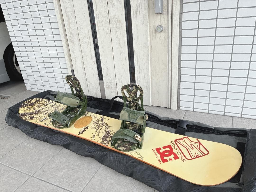 ⭐️ケース付⭐️BURTON×SIMS　シムス　スノーボードセット 153cm