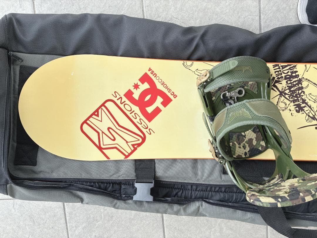 ⭐️ケース付⭐️BURTON×SIMS　シムス　スノーボードセット 153cm