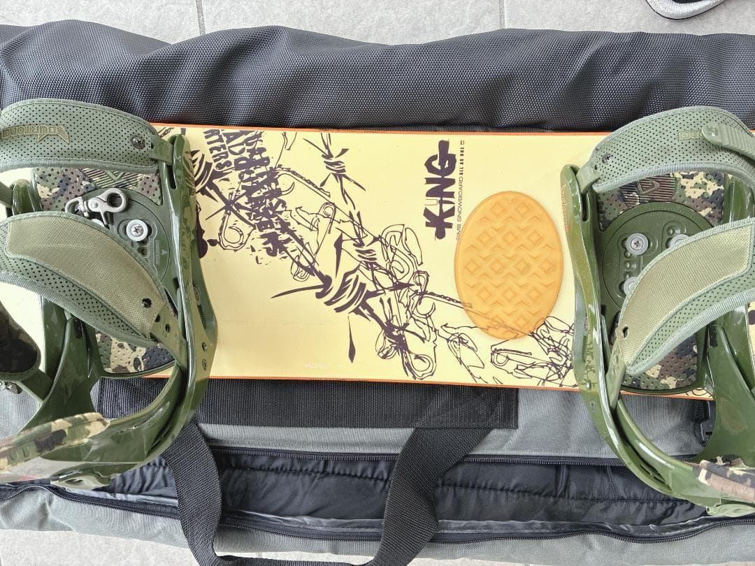 ⭐️ケース付⭐️BURTON×SIMS　シムス　スノーボードセット 153cm