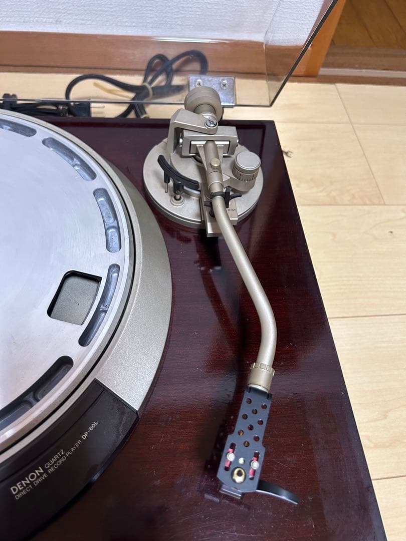 レコードプレイヤー　DENON DP-60L v15 デノン シュア