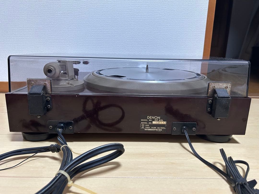 レコードプレイヤー　DENON DP-60L v15 デノン シュア