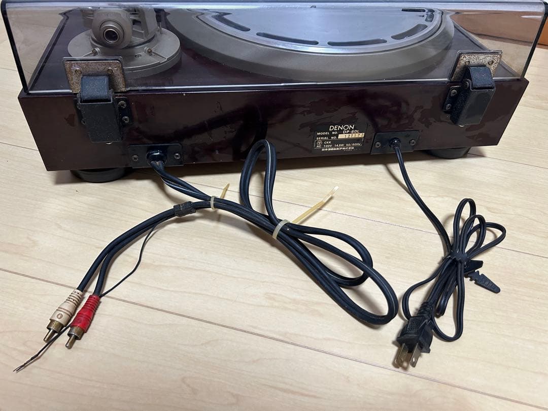 レコードプレイヤー　DENON DP-60L v15 デノン シュア