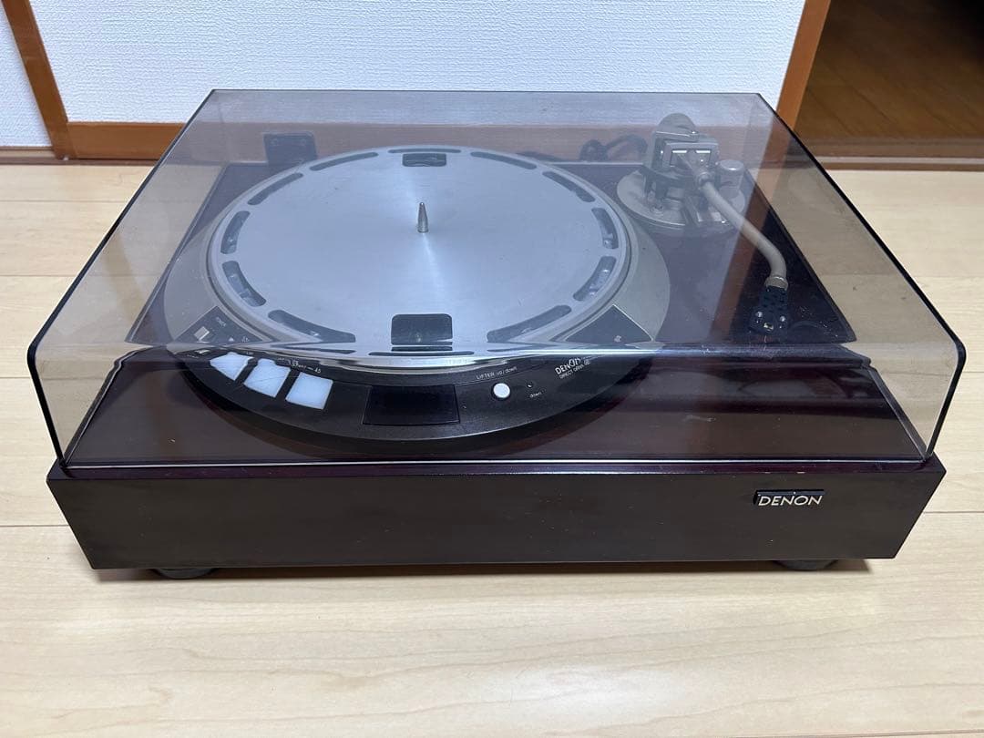 レコードプレイヤー　DENON DP-60L v15 デノン シュア