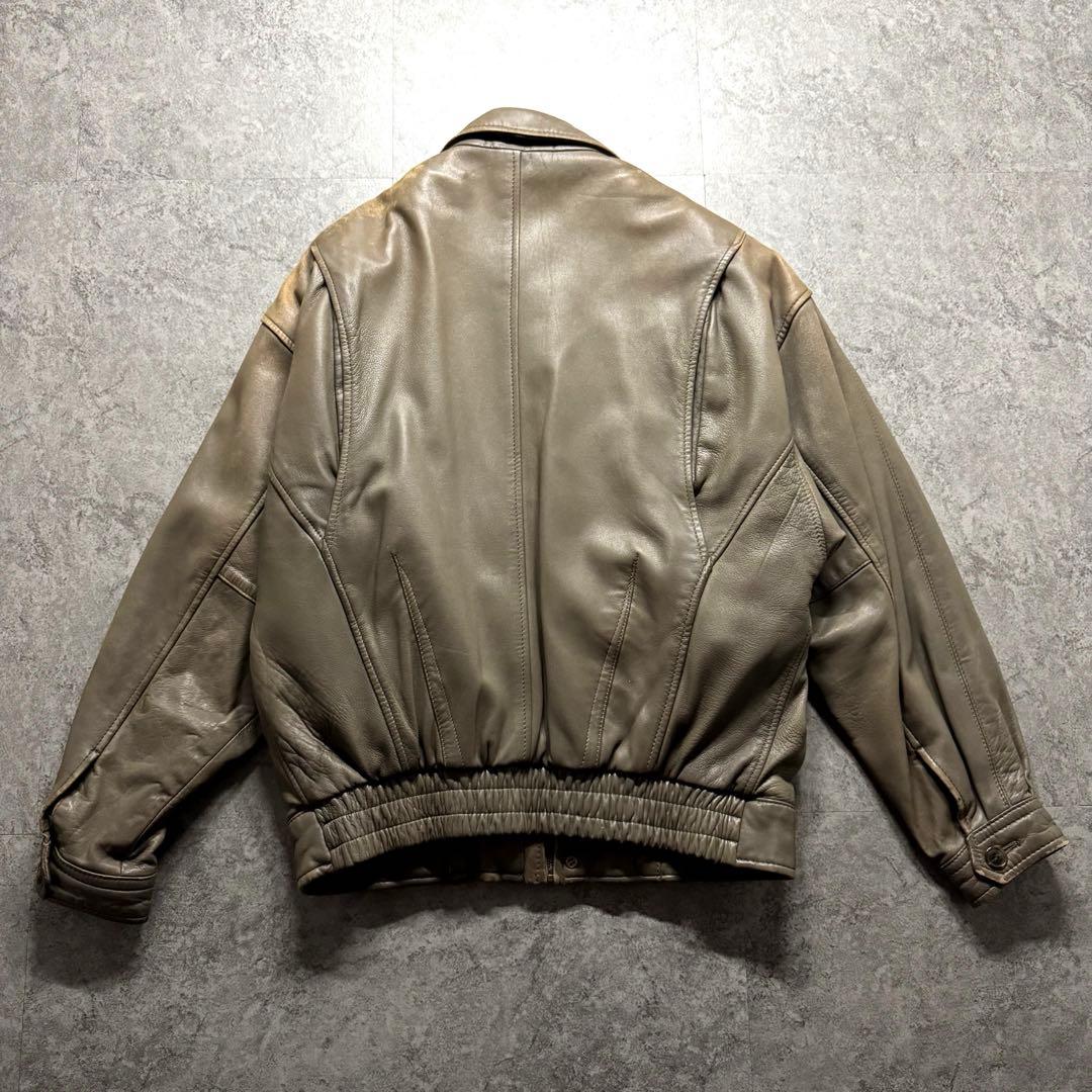 90s D'URBAN A-2 flight jkt 羊革　ボアライナー　短丈