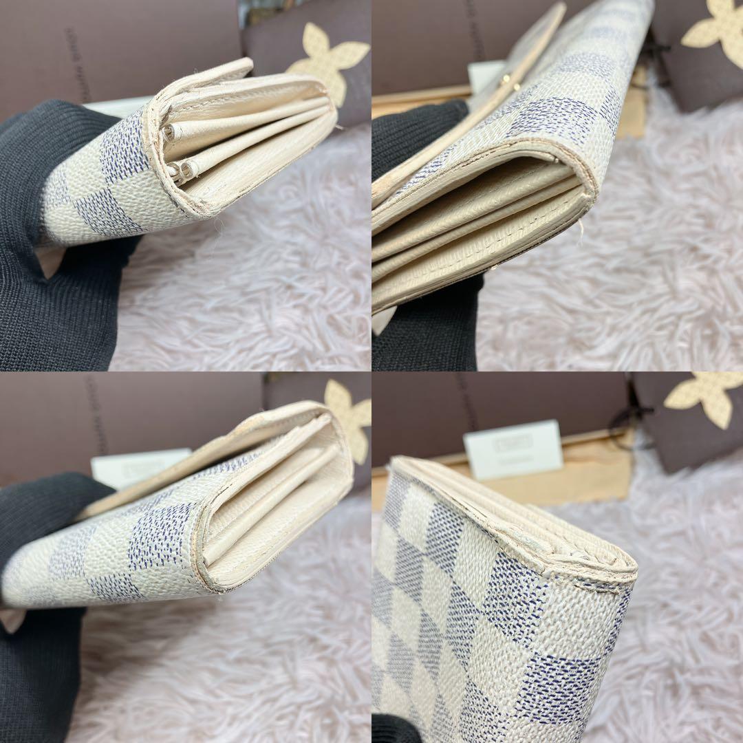 ルイヴィトン ダミエアズール ポルトフォイユ サラ レディース 長財布 付属品