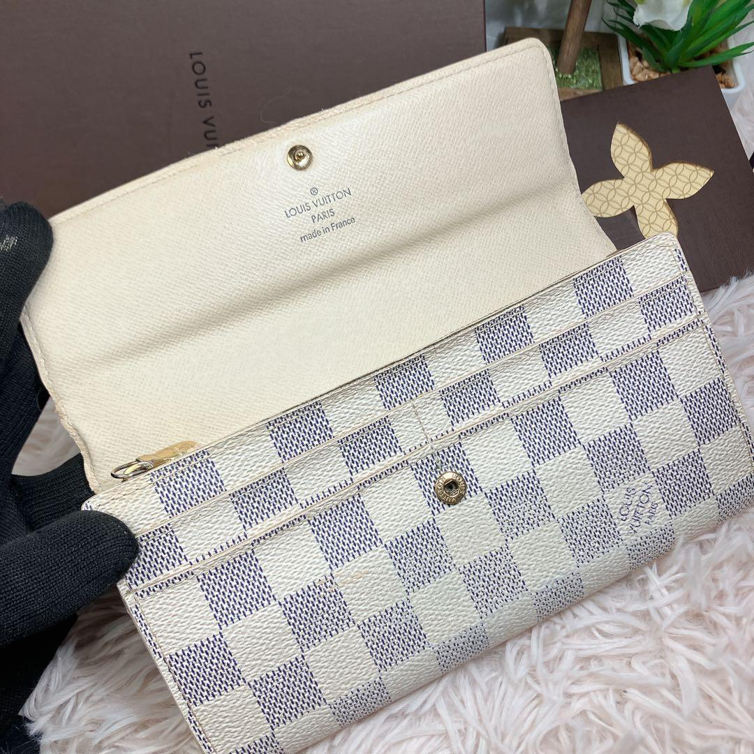 ルイヴィトン ダミエアズール ポルトフォイユ サラ レディース 長財布 付属品