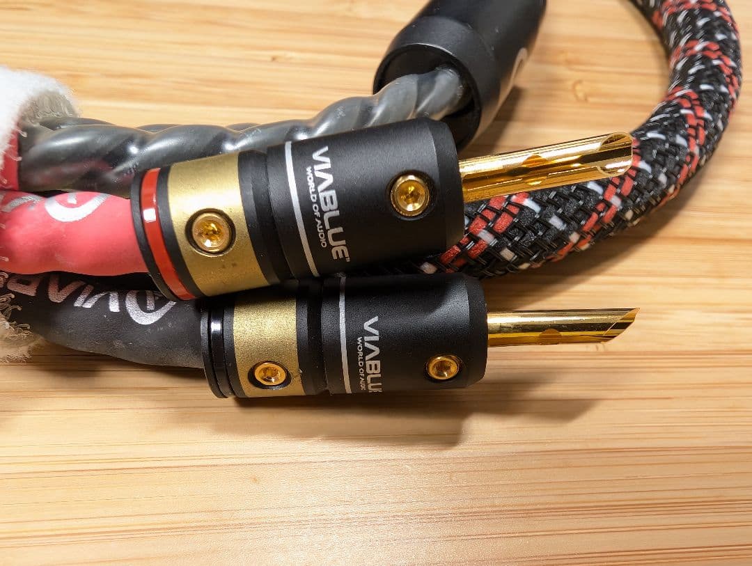 ViaBlue SC-4 SILVER スピーカーケーブル 1ペア 1.25m