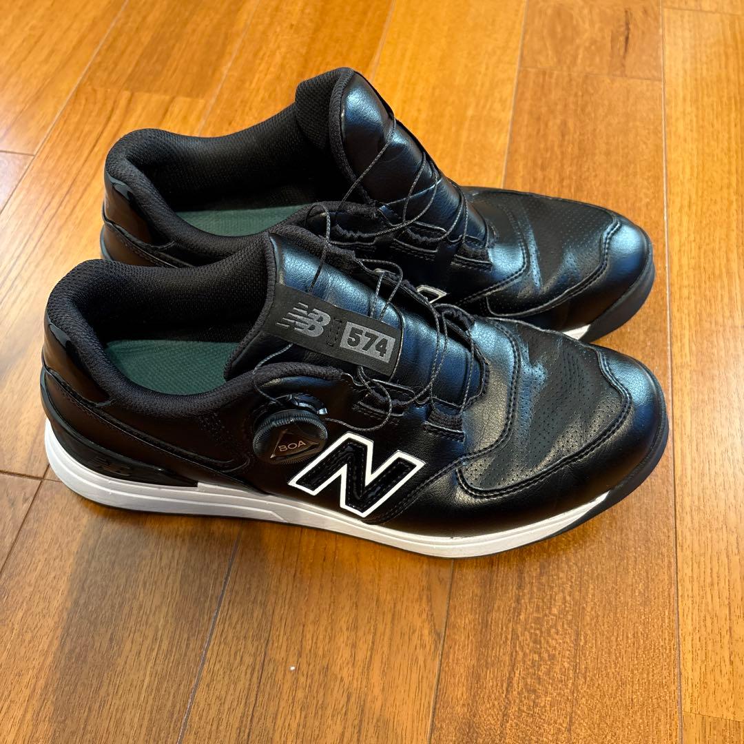 【シューズケース付き】ニューバランス574 ゴルフシューズ