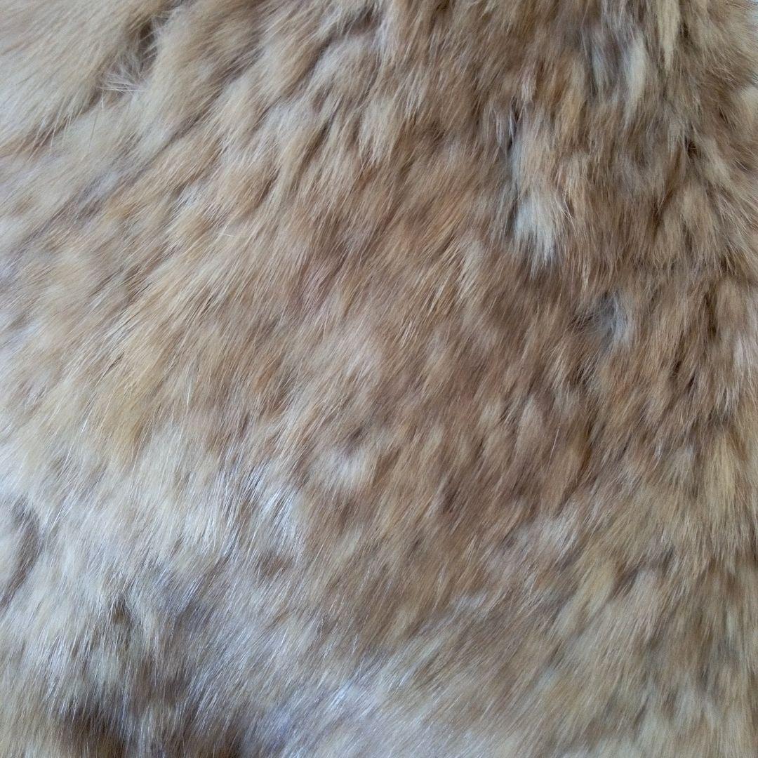 セーブルヤーンストール　フレンジ付き