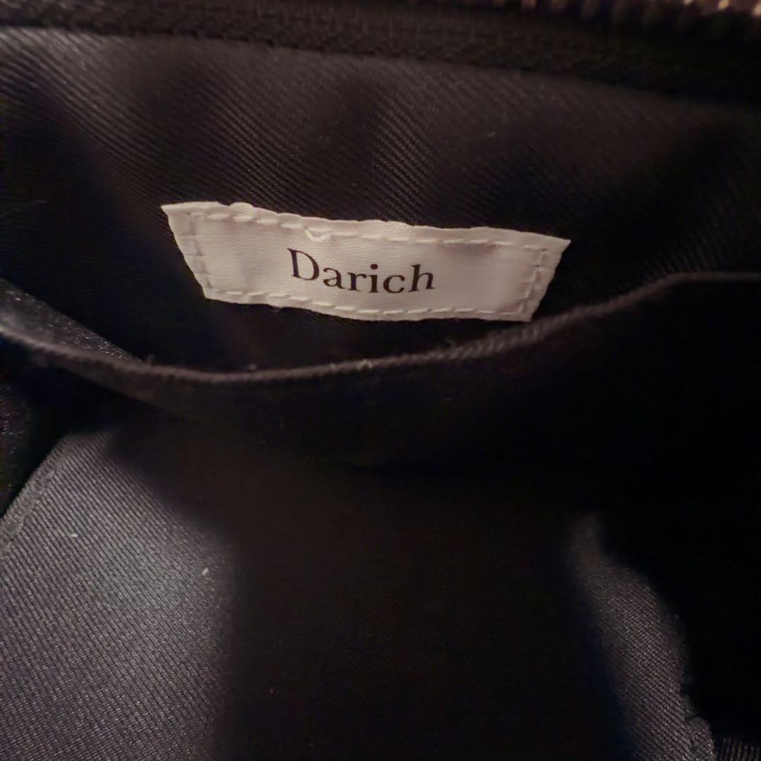 Darich ダーリッチ ゴールドパーツ キルティングスクエアミニバッグ 黒