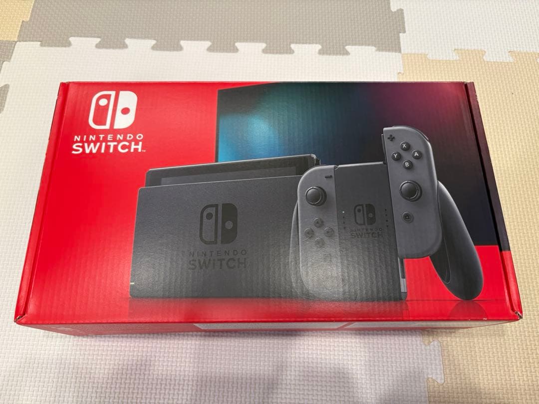 Nintendo Switch 本体 グレー付属品あり 箱付き