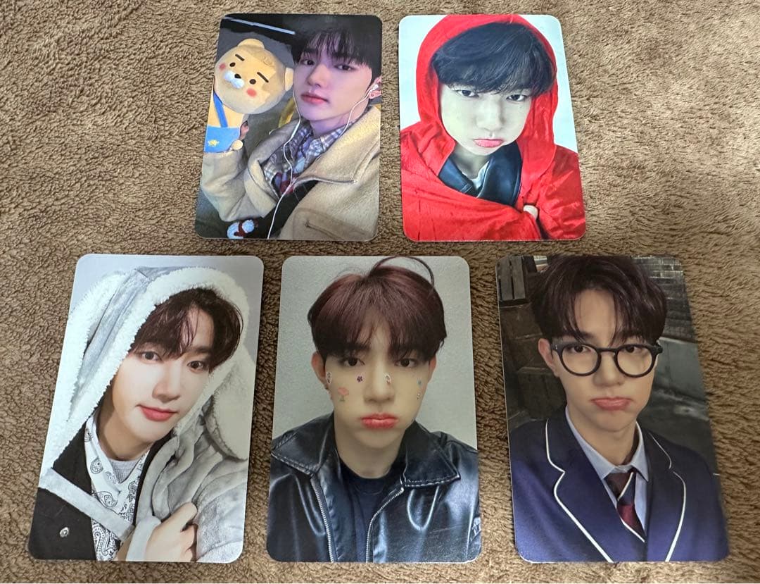 ZB1 MELTING POINT ジャンハオ 特典　トレカ5枚セット