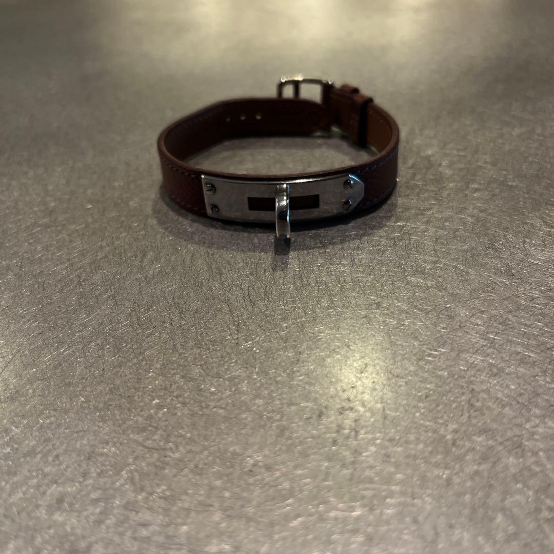 HERMES ケリーウォッチ替えベルト シルバー ブレスレット