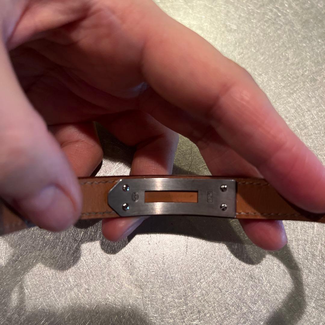 HERMES ケリーウォッチ替えベルト シルバー ブレスレット
