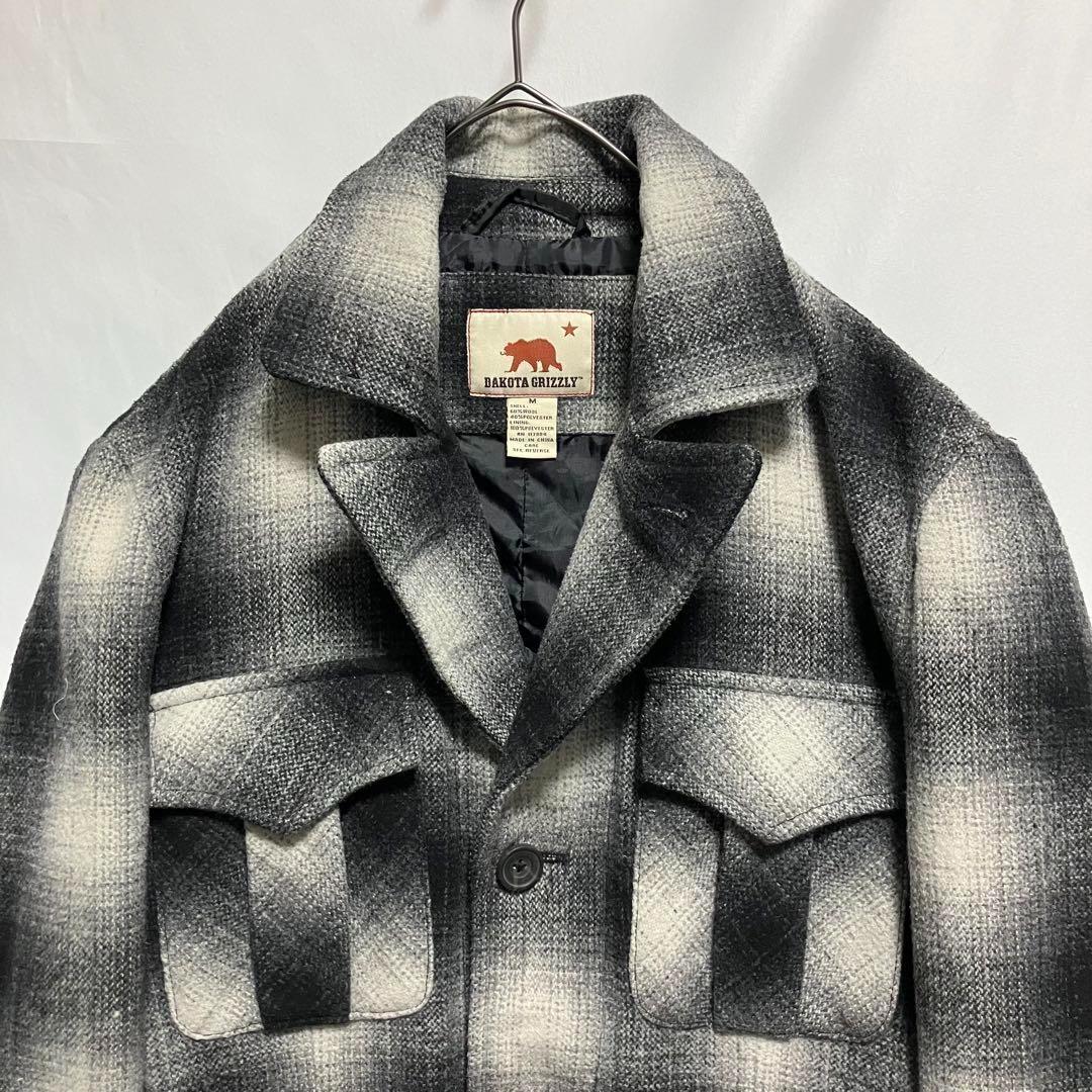 ジャケット・アウター 90s vintage ombre shadow check jacket