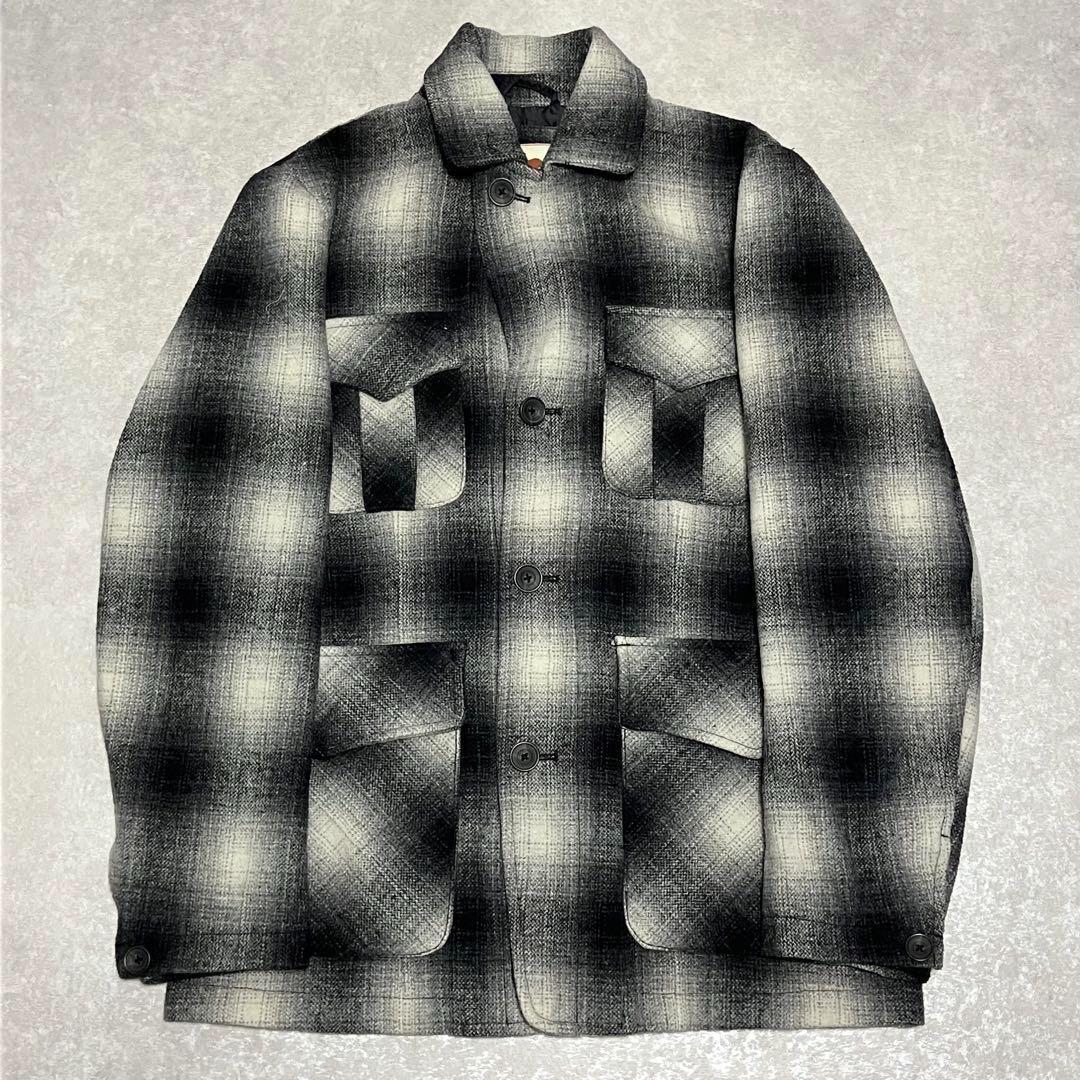 ジャケット・アウター 90s vintage ombre shadow check jacket