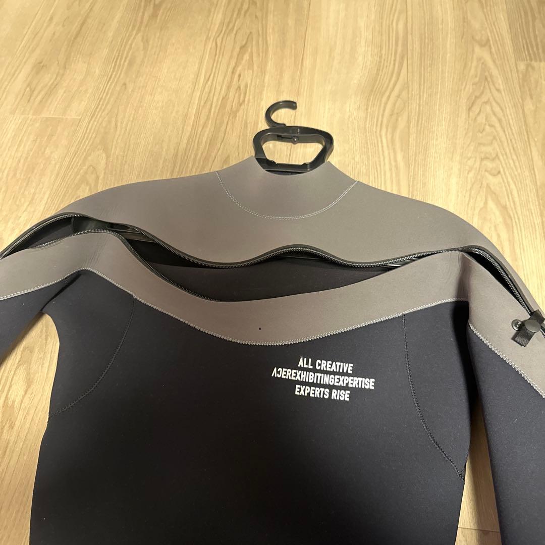 ACER フルスーツ ブラック/グレー ジッパーポケット付き