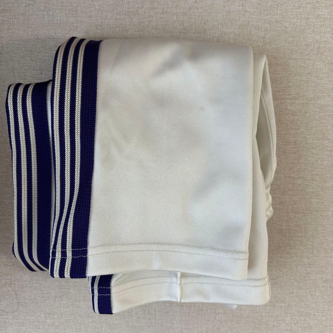 Needles ホワイト×パープル　トラックパンツ　公式購入　タグあり　ナロー