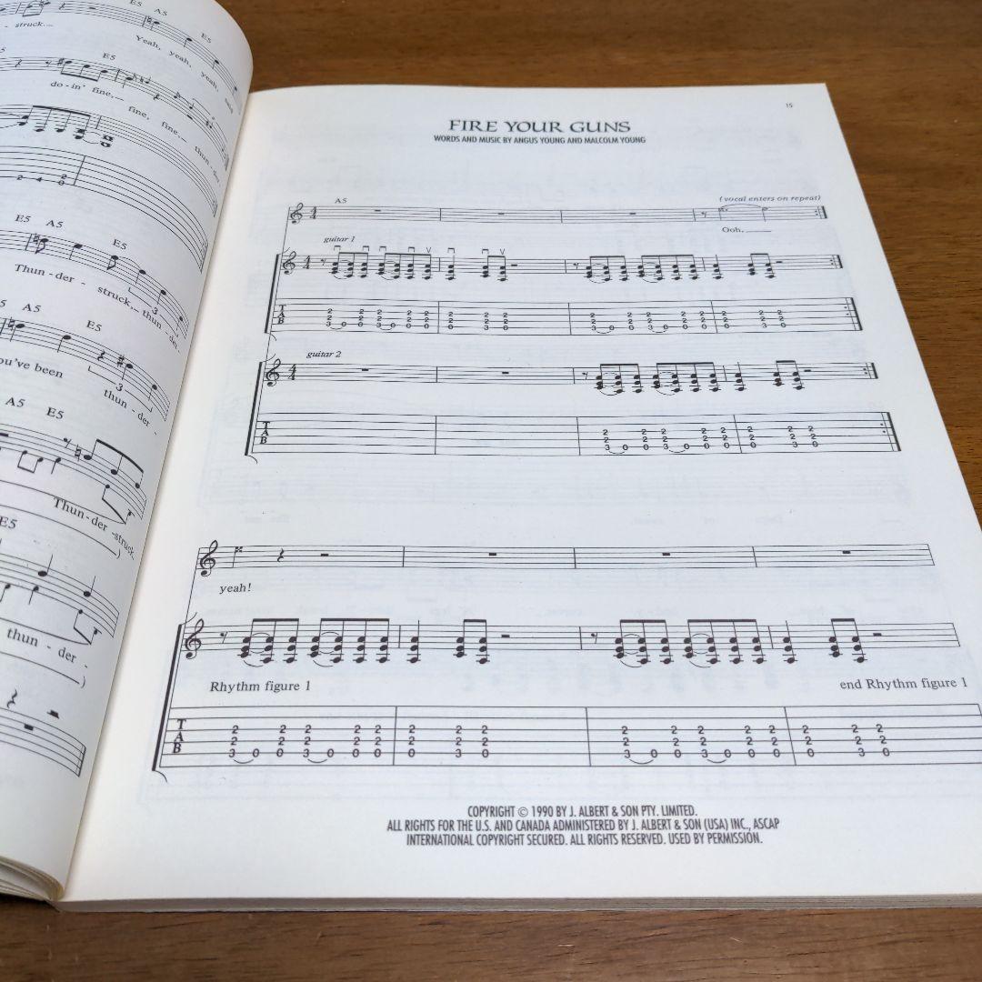 Ac⚡️Dc　The Razors Edge ギタースコア