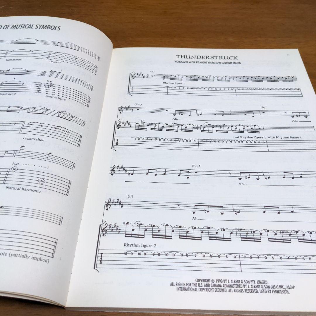 Ac⚡️Dc　The Razors Edge ギタースコア